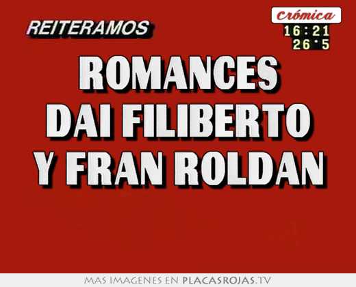Romances dai filiberto y fran roldan 