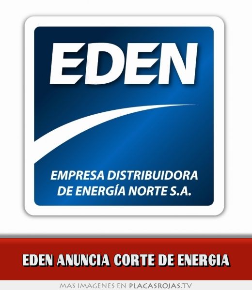 EDEN anuncia corte de energia 