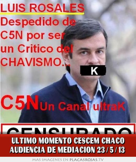 Ultimo momento cescem chaco  AUDIENCIA DE MEDIACION 23/5/13  