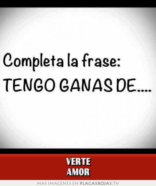 Verte amor