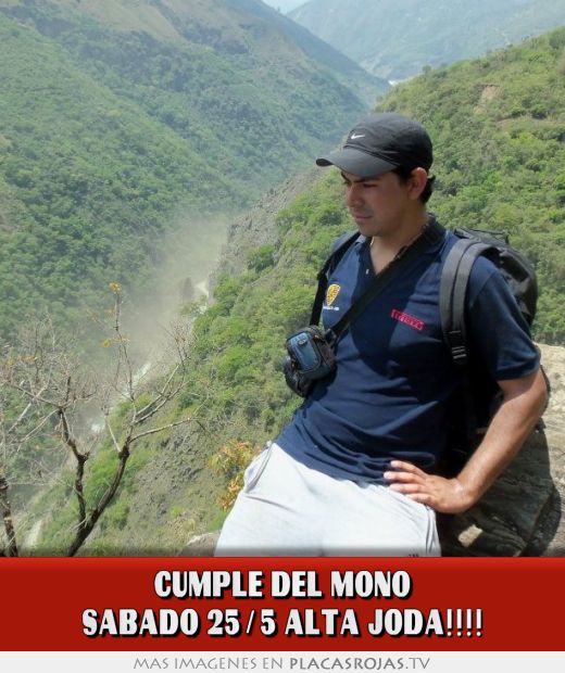 Cumple del mono sabado 25/5 alta joda!!!!