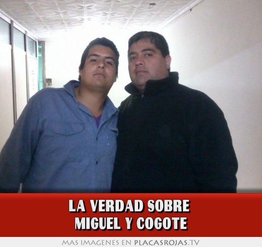 La verdad sobre  miguel y Cogote