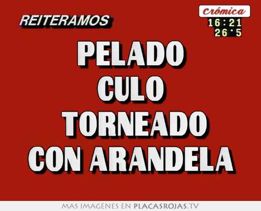 Pelado culo  torneado con arandela