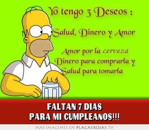 Faltan 7 dias Para mi cumpleaños!!!