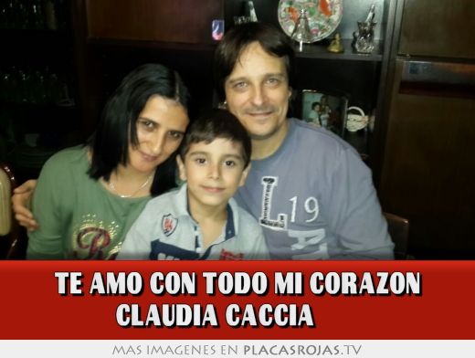TE AMO CON TODO MI CORAZON CLAUDIA CACCIA ♥