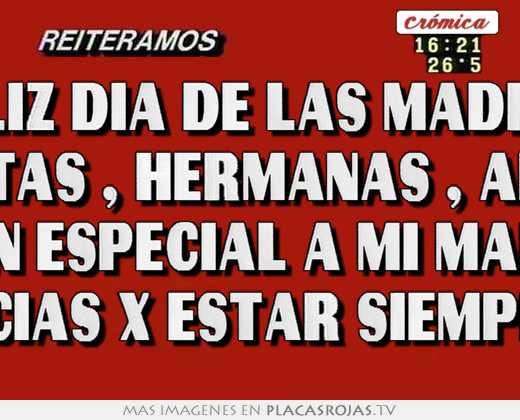 Feliz dia de las madres clientas , hermanas , amigas y en especial a mi mamy  gracias x estar siempre !!!