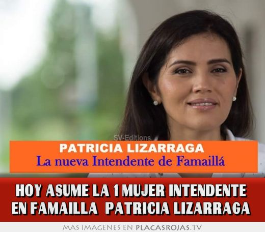 HOY ASUME LA 1*MUJER Intendente  En FAMAILLA 
