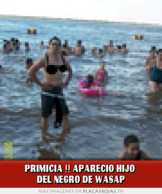 Primicia !! aparecio hijo  del negro de wasap