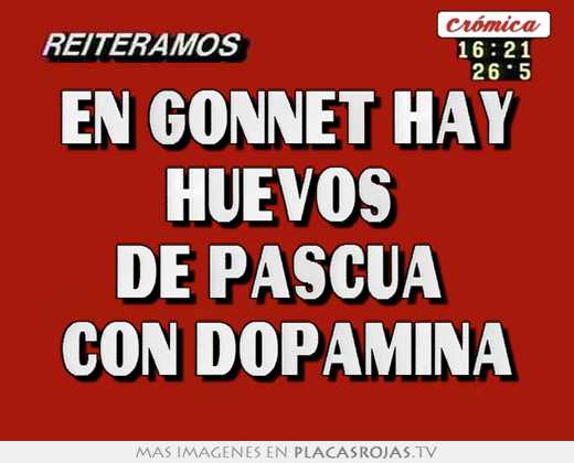 En gonnet hay huevos  de pascua  con dopamina