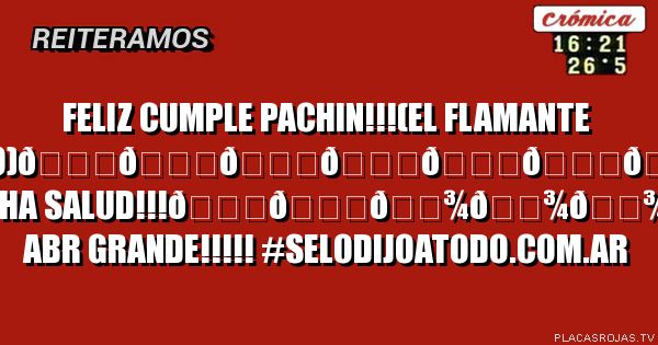 Feliz cumple Pachin!!!(el flamante jubilado)