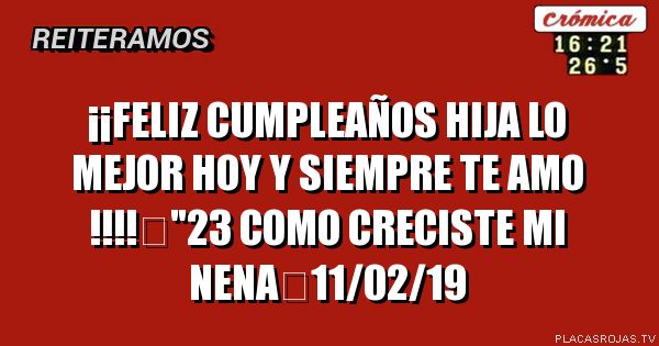 ¡¡Feliz cumpleaños HIJA lo mejor hoy y siempre te amo !!!!♡