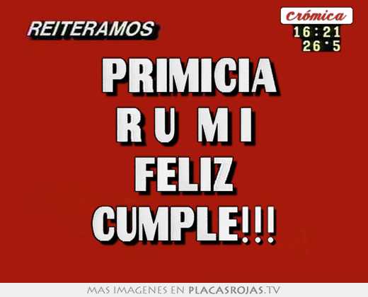  primicia r u  m i feliz cumple!!!