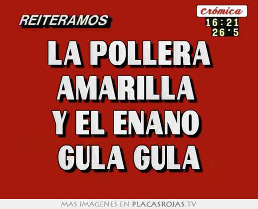 La pollera amarilla