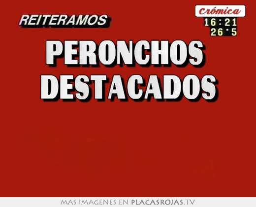 Peronchos  destacados  