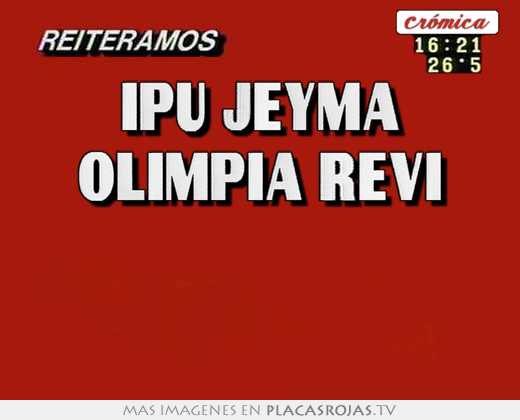Ipu jeyma olimpia revi  