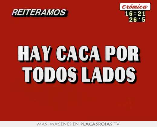  hay caca por todos lados 