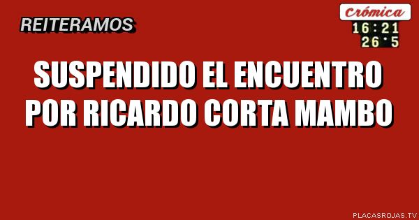Suspendido

El encuentro

Por ricardo corta mambo