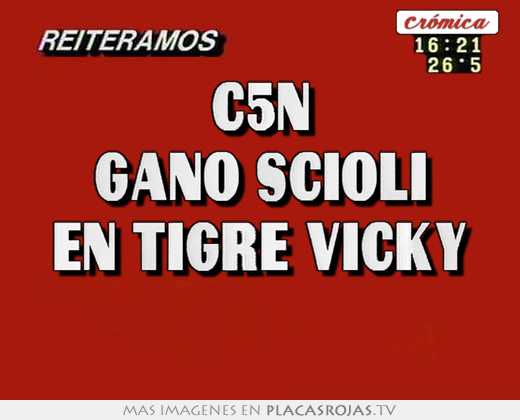 C5n ganó scioli en tigre vicky 
