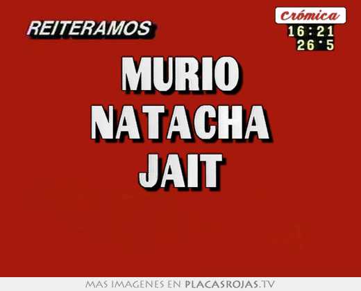 Murio natacha jait 