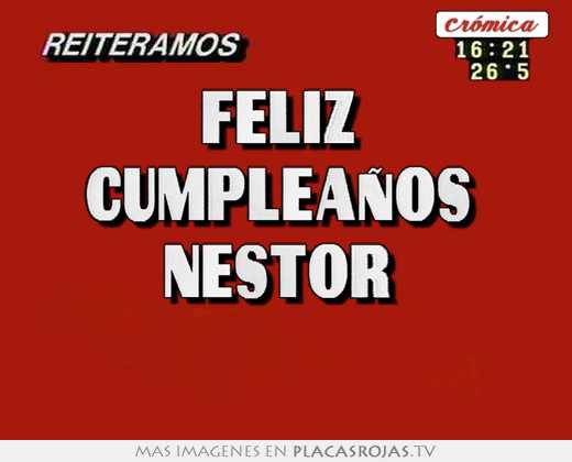 Feliz  cumpleaÑos  nestor  