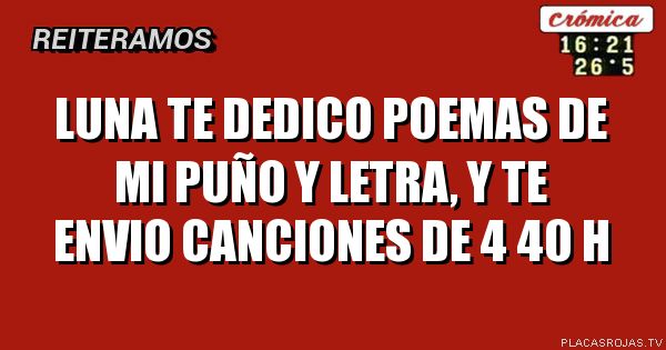 Te Envio Poemas De Mi Puño Y Letra