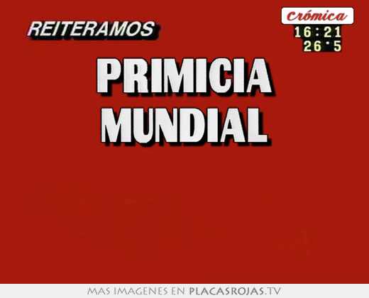 Primicia mundial  