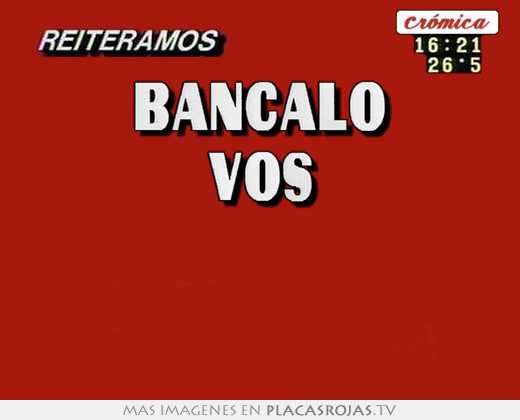 Bancalo vos  
