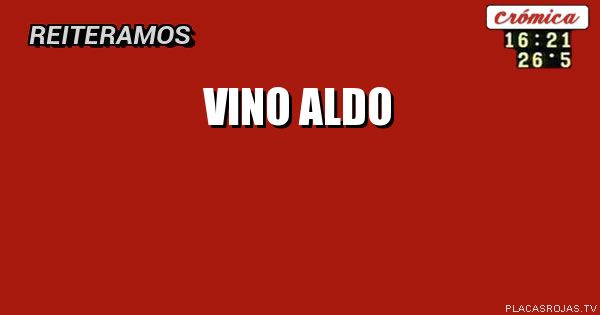 vino aldo
