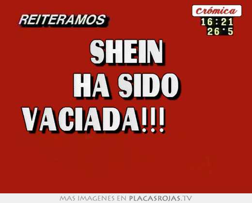 shein ha sido vaciada!!!