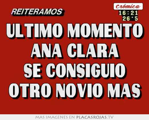Último momento ana clara se consiguiÓ otro novio mas
