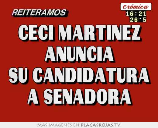 ceci martinez anuncia su candidatura a senadora