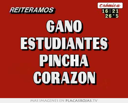 gano estudiantes pincha corazon