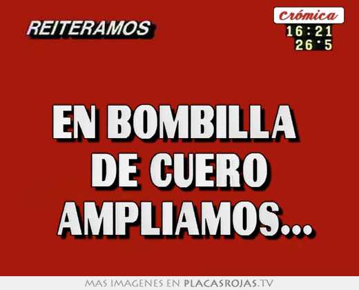 en bombilla de cuero ampliamos...