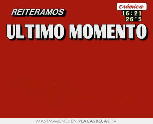 Último momento