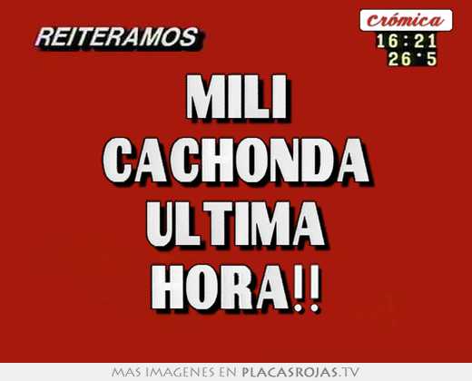 mili cachonda ultima hora!!