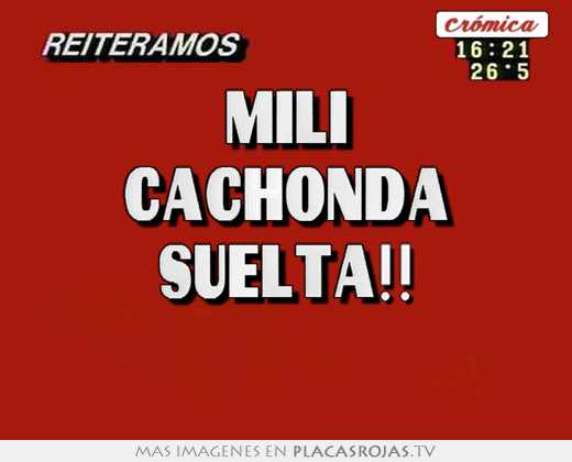mili cachonda suelta!!