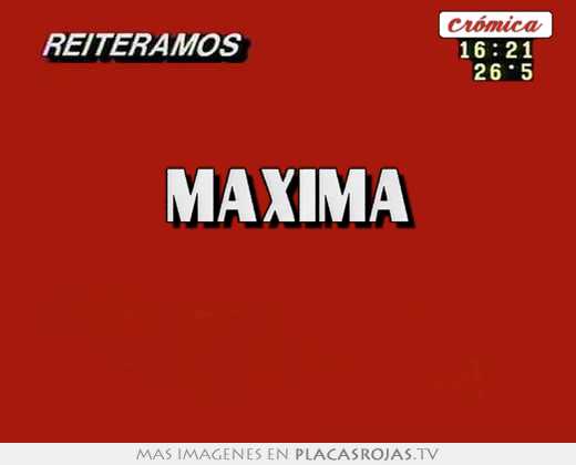 mÁxima