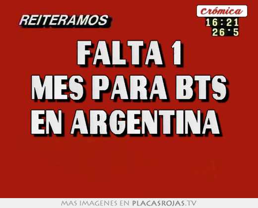 falta 1 mes para bts en argentina