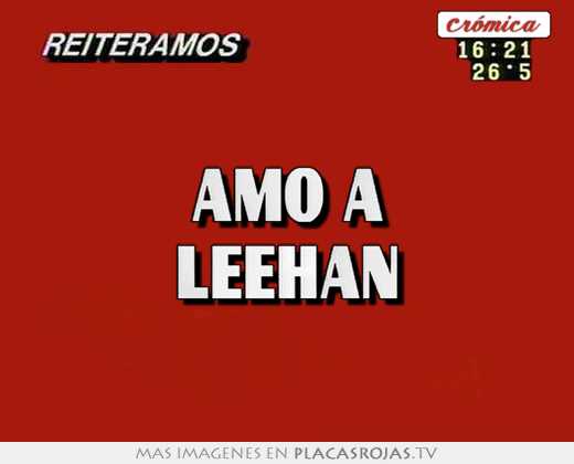 amo a leehan