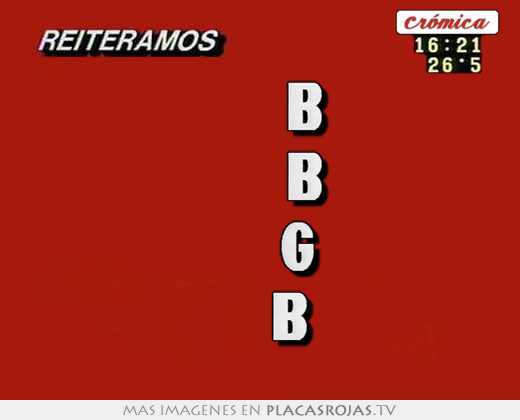 b b g b