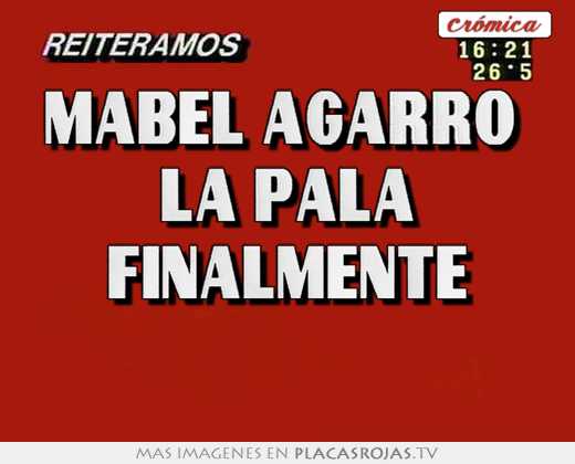 mabel agarro la pala finalmente