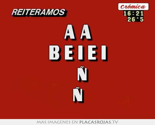 a á b é í e i ñ Ñ