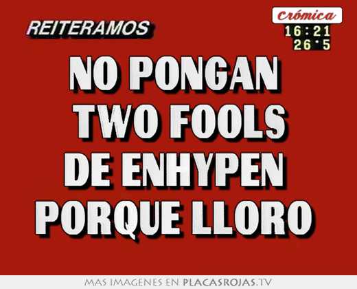 no pongan two fools de enhypen porque lloro