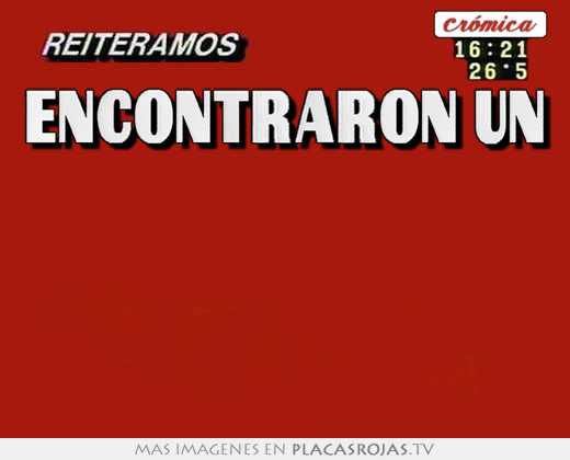 encontraron un