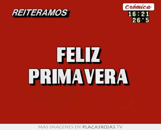 feliz primavera