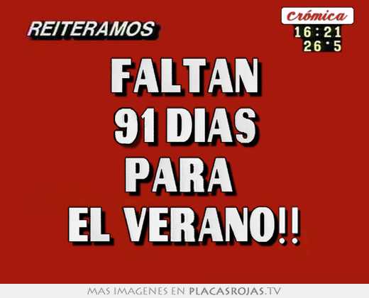 faltan 91 dÍas para el verano!!