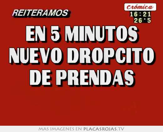 en 5 minutos nuevo dropcito de prendas
