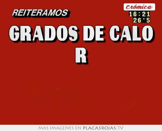 grados de calo r