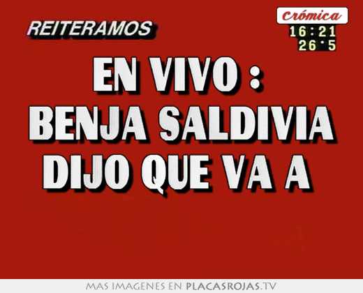 en vivo : benja saldivia dijo que va a