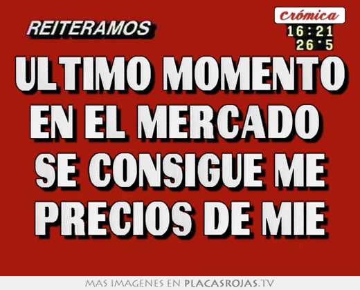 ultimo momento en el mercado se consigue me precios de mie